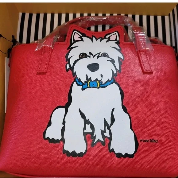 NWT, Marc Tetro Westie Tote Crossbody and Card Case Wristlet *****SOLD******** - Picture 3 of 7